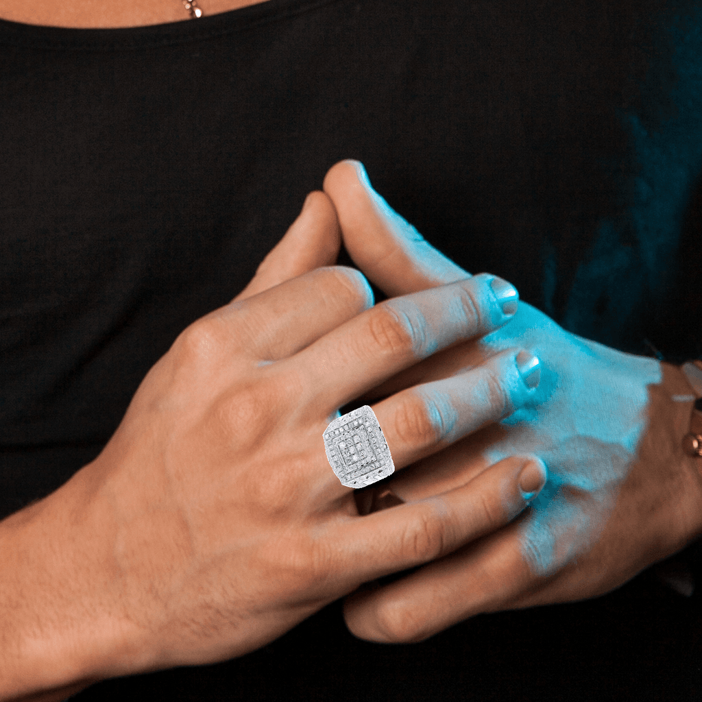 Mens Diamond Ring| 3.17 Carats| 14.5 Grams MEN'S RINGS FROST NYC 