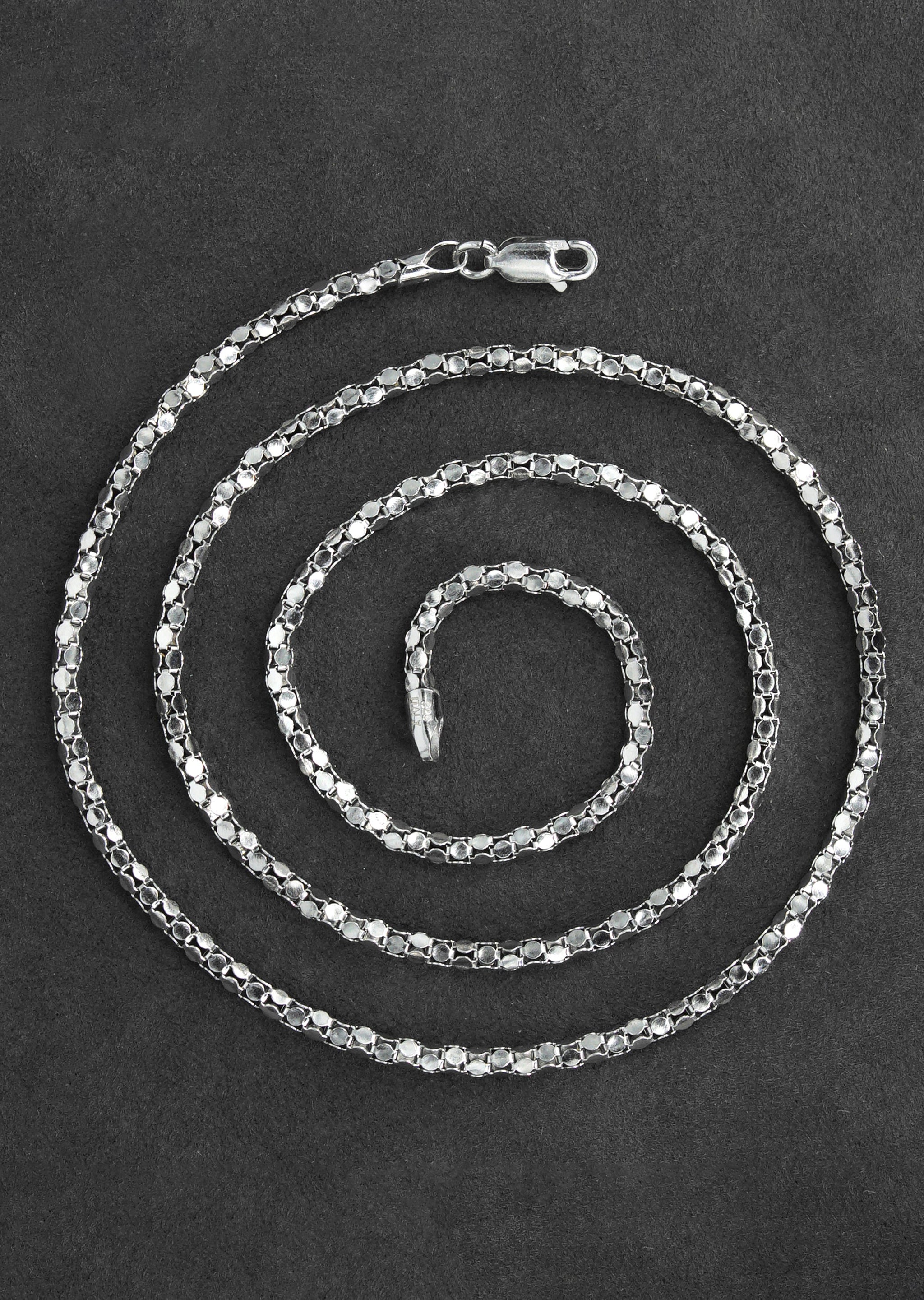 Silver Chain - Mens White Chain / Coreana Chain / 2 MM