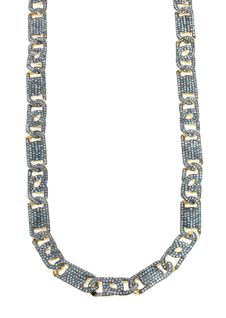 Fancy Link Chain | 9.41 Carats | 8 Mm Width | 24 Inch Length MEN'S CHAINS FROST NYC 