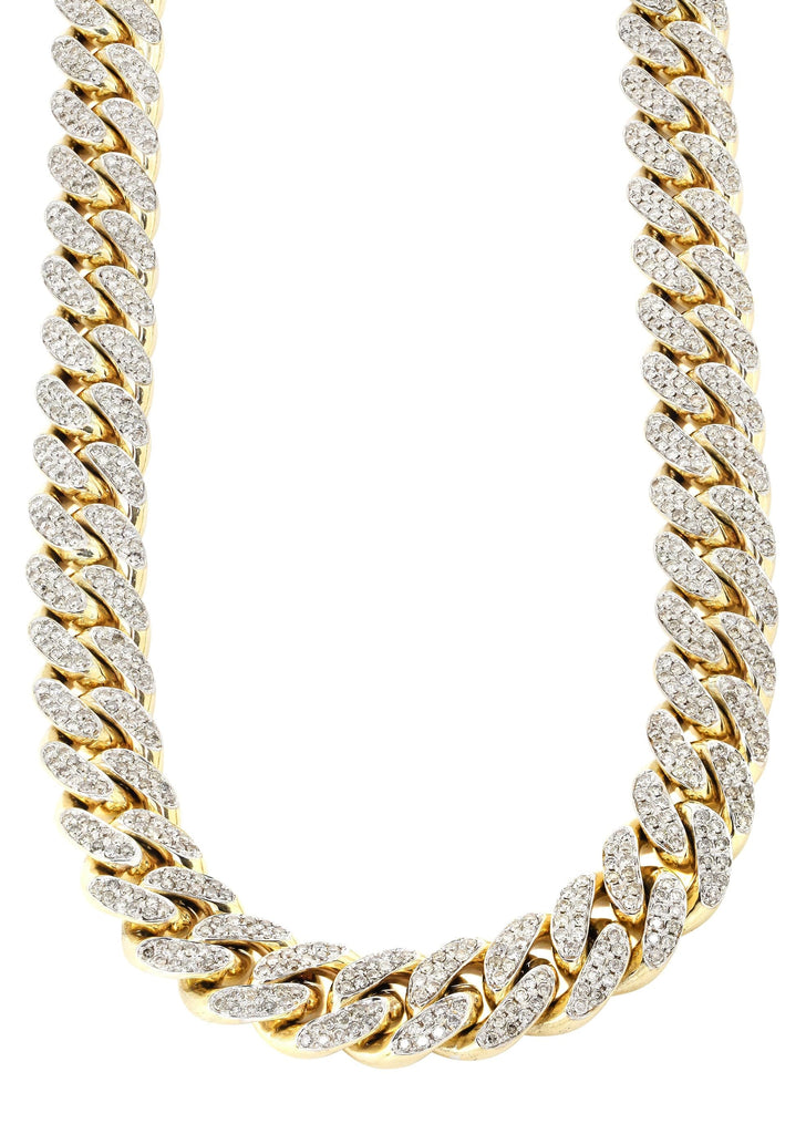 Iced Out Diamond Miami Cuban Link Chain Customizable (10MM-20MM) MEN'S CHAINS MANUFACTURER 1 