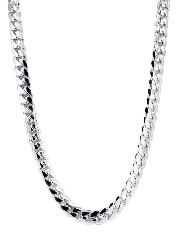 Heavy Solid White Gold Miami Cuban Link Chain Customizable (10MM-20MM) MEN'S CHAINS MANUFACTURER 1 