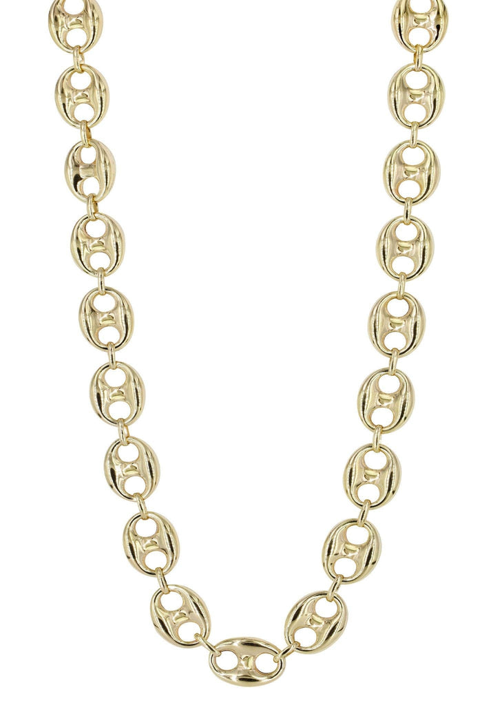 14K Gold Chain Hollow Puff MEN'S CHAINS FROST NYC 