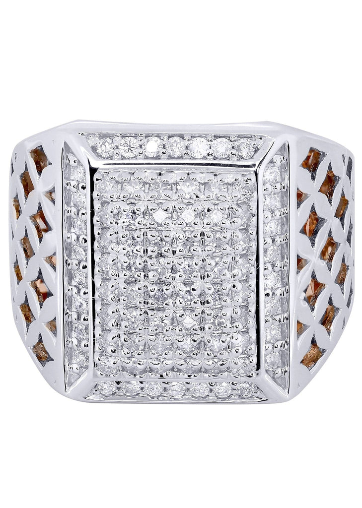 Mens Diamond Ring| 1 Carats| 16.55 Grams MEN'S RINGS FROST NYC 