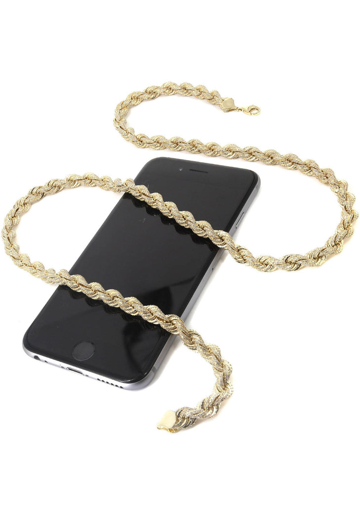 Rope Chain | 26.72 Carats | 15 Grams| 8Mm| 28 Inches MEN'S CHAINS FROST NYC 