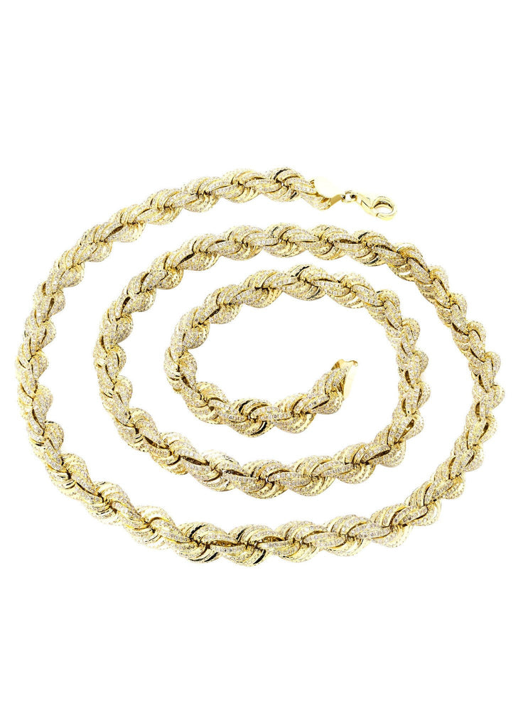 Rope Chain | 26.72 Carats | 15 Grams| 8Mm| 28 Inches MEN'S CHAINS FROST NYC 