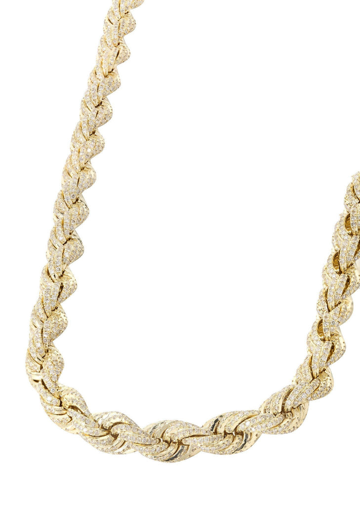 Rope Chain | 26.72 Carats | 15 Grams| 8Mm| 28 Inches MEN'S CHAINS FROST NYC 