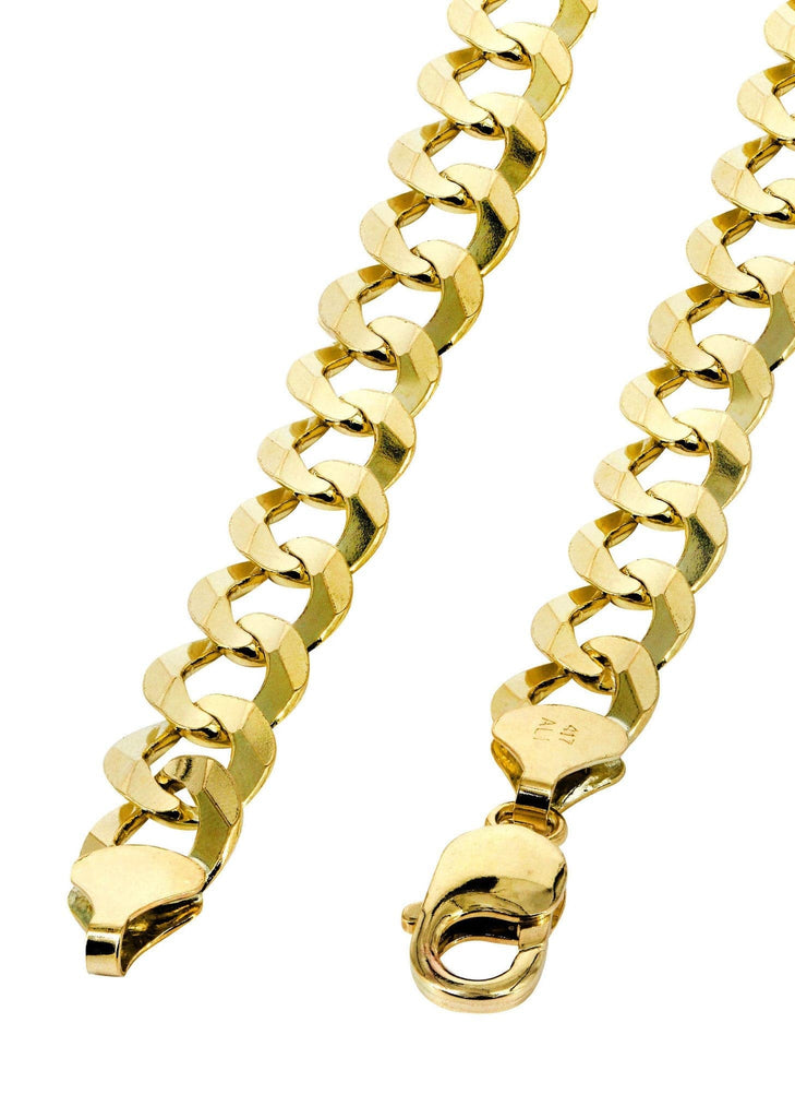 Mens Gold Chain - Solid Cuban Link 10K Gold MEN'S CHAINS FROST NYC 