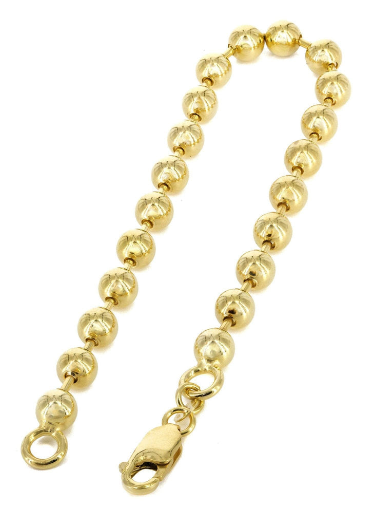 14K Gold Bracelet Dog Tag Men's Gold Bracelets FROST NYC 