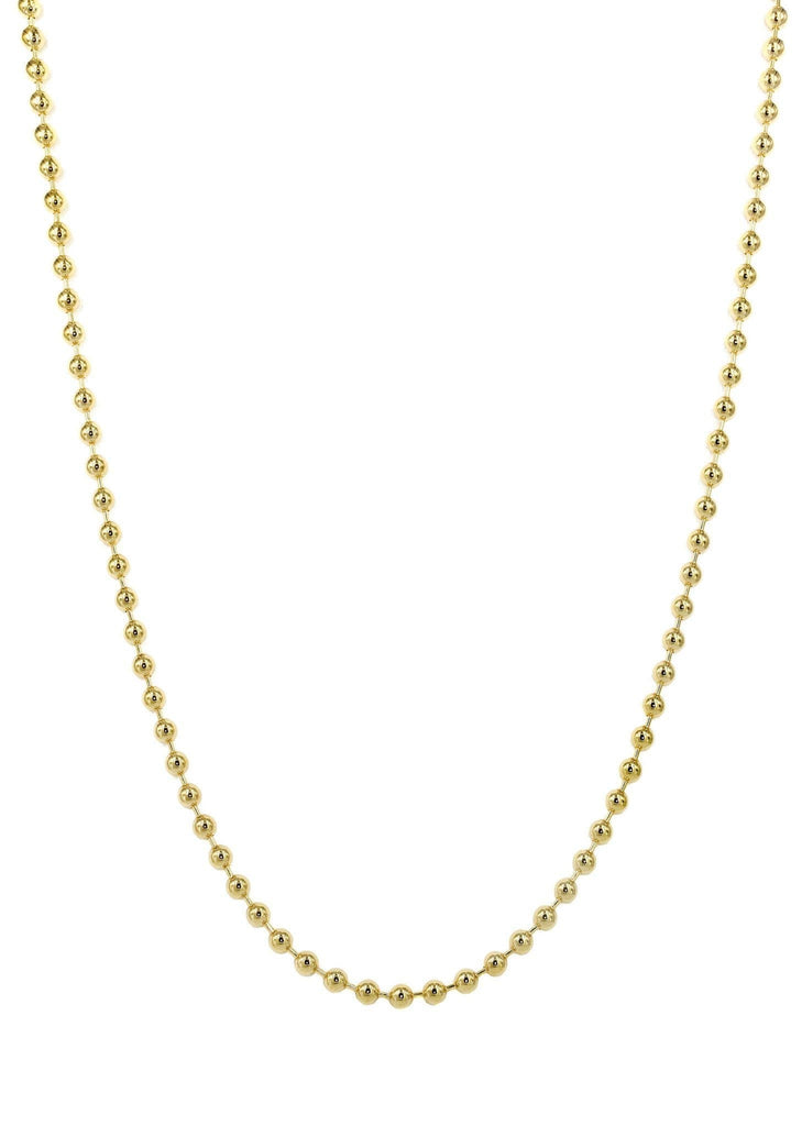 Gold Chain - Mens Dog Tag Chain 10K Gold MEN'S CHAINS FROST NYC 