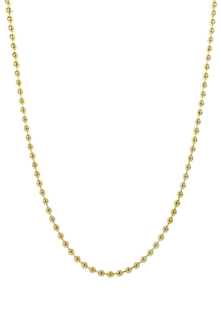 14K Gold Chain - Dog Tag Chain MEN'S CHAINS FROST NYC 