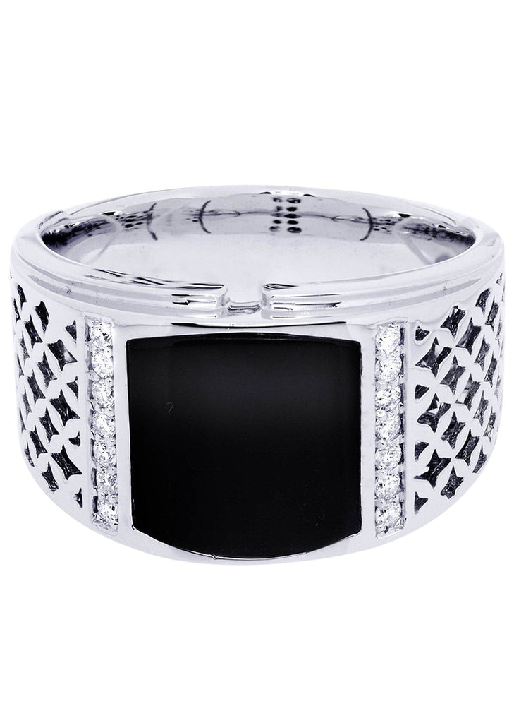 Mens Diamond Ring| 0.18 Carats| 12.91 Grams MEN'S RINGS FROST NYC 