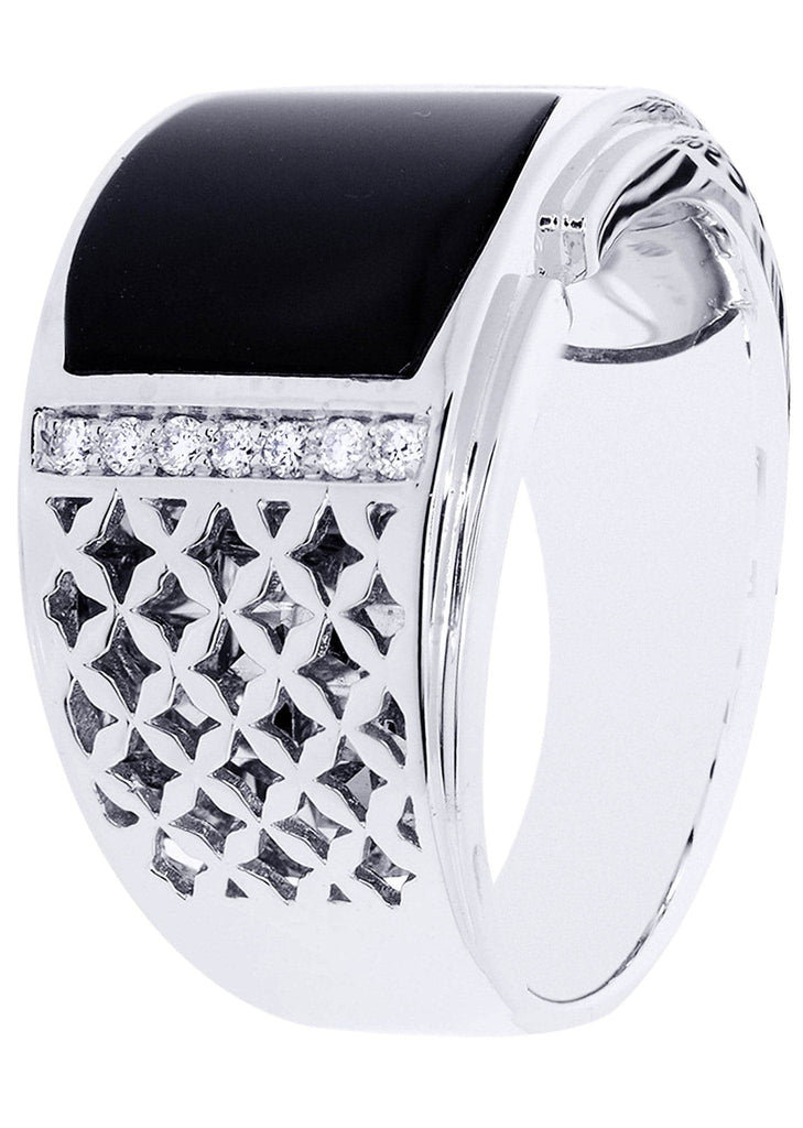 Mens Diamond Ring| 0.18 Carats| 12.91 Grams MEN'S RINGS FROST NYC 